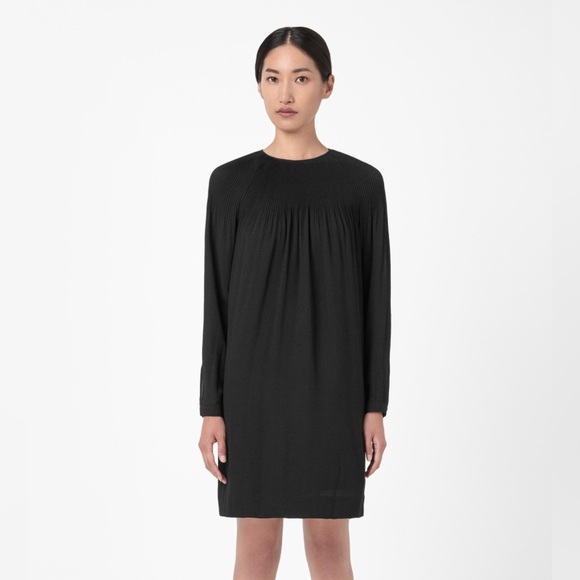 Women’s COS Pleated High Neck Long Sleeve Tunic Dress Size 2 - Picture 1 of 16